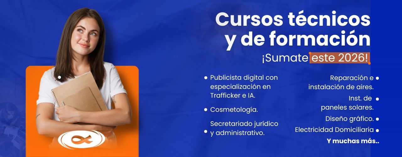 ¡NUESTROS CURSOS TÉCNICOS Y DE FORMACIÓN PROFESIONAL!